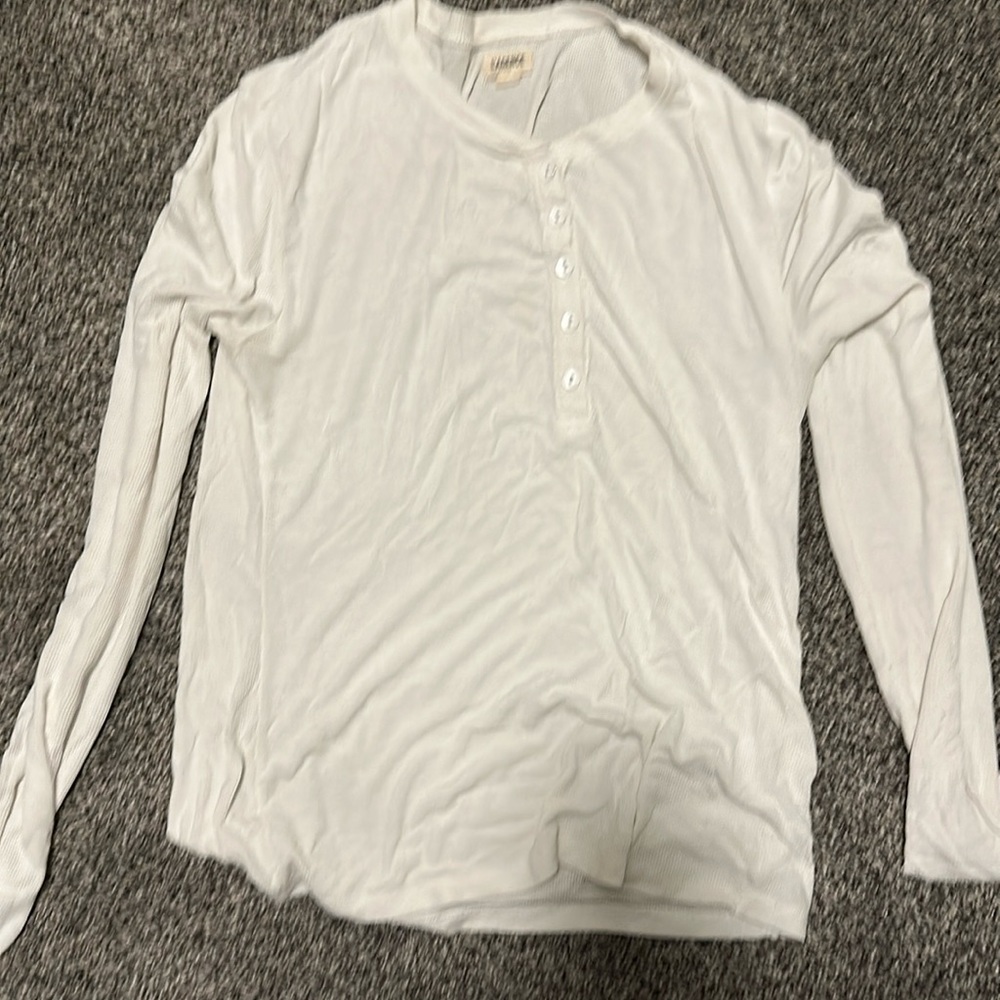 L’Agence White Long Sleeve